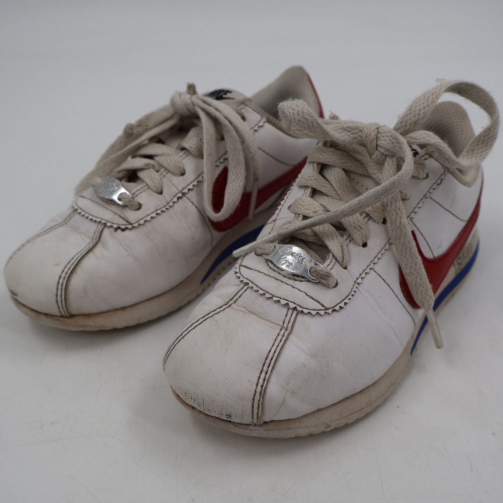 Nike Cortez Remastered PS Preschool 12C White Red Blue Wear Test Sample 1197288
